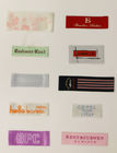 Multi Color End Fold Woven Clothing Labels for Garment T-Shirts
