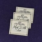 Silk Print Custom Printed Clothing Labels / Printed Fabric Labels For Clothing