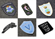 3 Inches TPU Custom Cloth Badges For Jackets , Jeans , Fabric Logo Badges