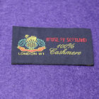 Garment Woven Apparel Personalized Sewing Labels 100% Polyester Fabric
