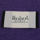 Factory Woven Professional Clothing Labels Handmade Cloth Labels End Folded Neck Tags