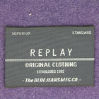 Sew On Clothes Woven Neck Labels Weaving Main Labels Tags Center Fold