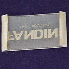 Sew On Iron On Woven Apparel Tags / Rectangle Woven Fabric Labels