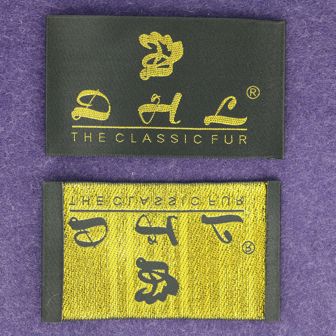 Ярлыки одежды частного хлопка логотипа имени изготовленные на заказ и створка бирок разбивочная