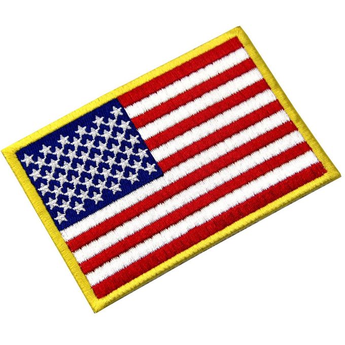 Заплаты велкро американского флага США изготовленные на заказ/Вашабле тактические значки